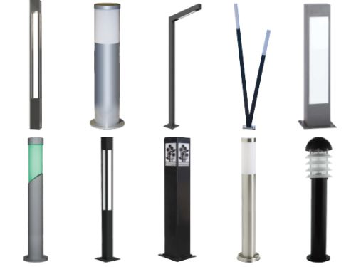 Alüminyum Metal Bollards