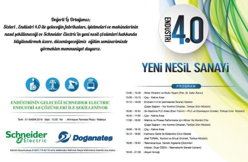 SCHNEIDER ELECTRIC ENDÜSTRİ 4.0 EĞİTİMİ
